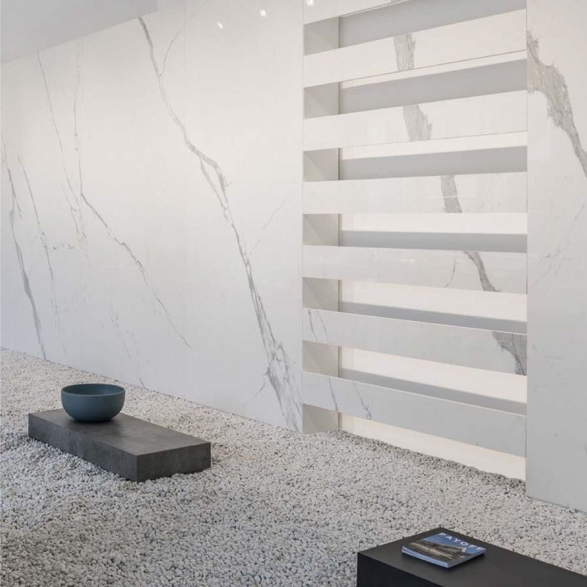 Ariostea Italian Polished Porcelain | 300 x 150 cm | White Marble