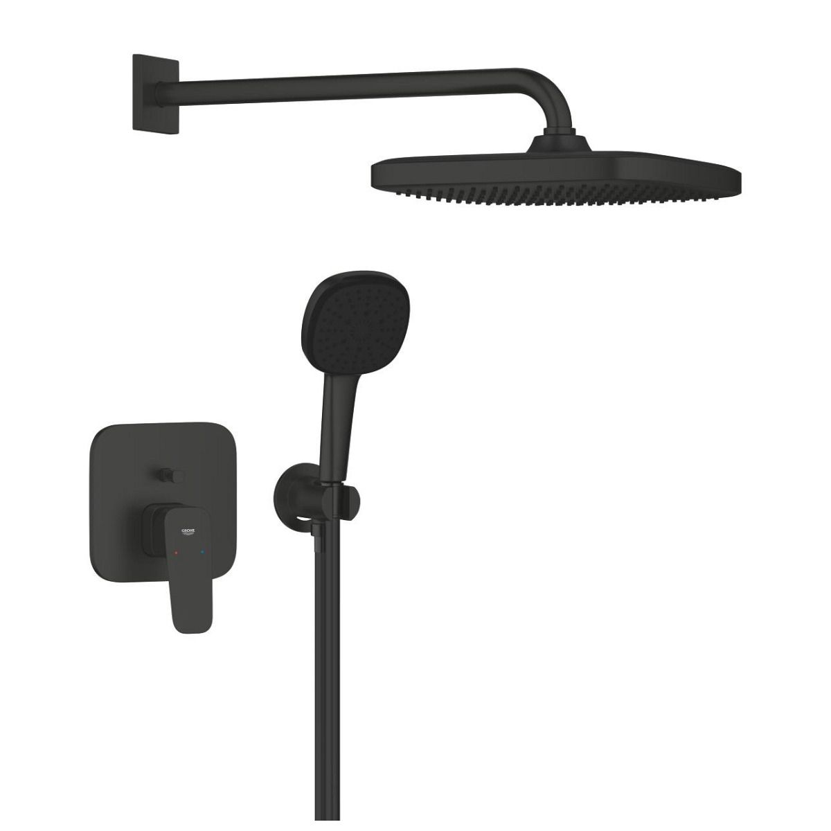 Grohe Concealed Shower System | Cubeo Collection | Black | 1053362430