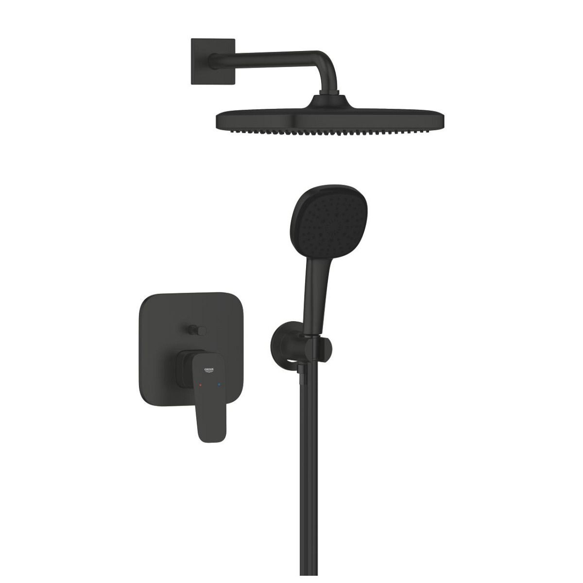 Grohe Concealed Shower System | Cubeo Collection | Black | 1053362430