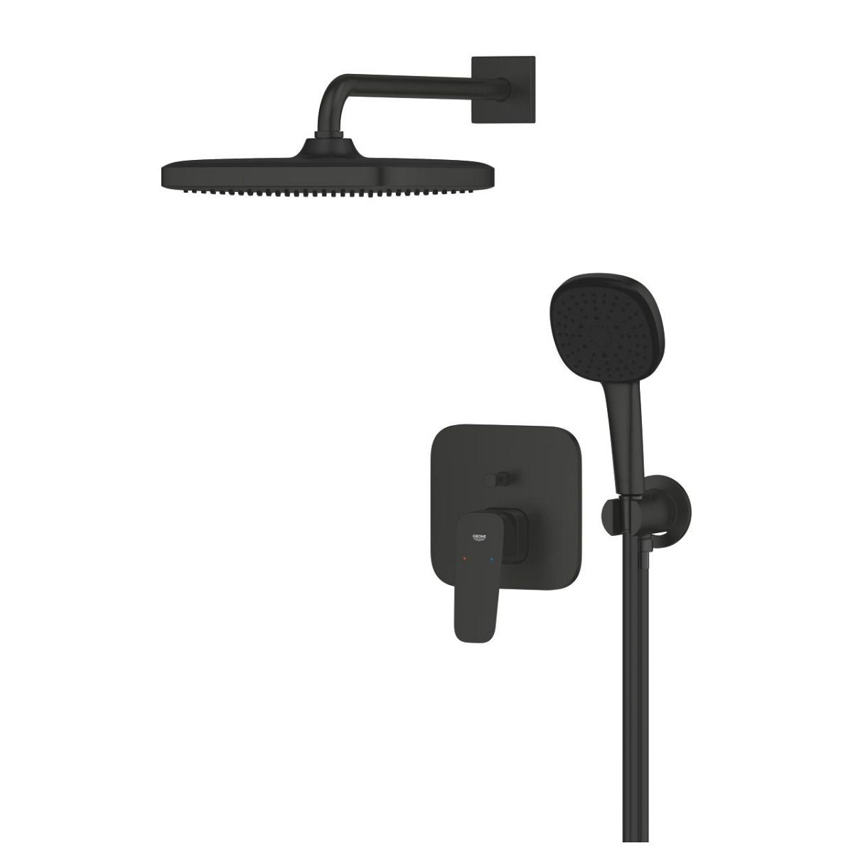 Grohe Concealed Shower System | Cubeo Collection | Black | 1053362430