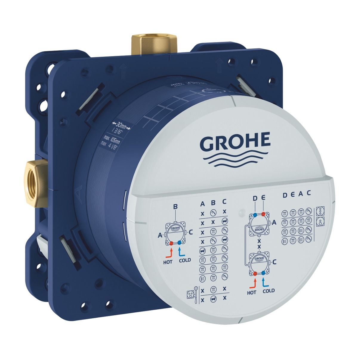 جروهي محول خلاط دفن | مجموعة رابيدو سمارت يوكس | 1/2 بوصة